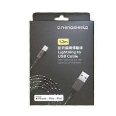 犀牛盾】iPhone 充電線  Lightning to USB-A 1.2M編織線 傳輸線