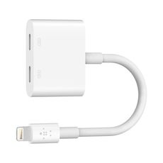 【Belkin】貝爾金 雙LIGHTNING TO LIGHTNING 分插器 台灣總代理