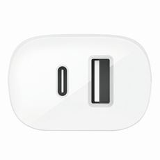 【Belkin】貝爾金30W旅充頭Type-C+USB-A(雙孔)MFi認證 快充頭