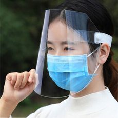 全臉防飛沫透明防護面罩