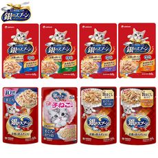 【Unicharm pet嬌聯】日本 銀湯匙 貓餐包 共8種口味 60g