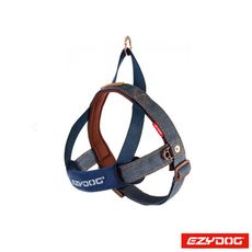 【EzyDog 易吉狗】澳洲 快套式胸背帶 XS號 -丹寧