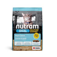 NUTRAM 紐頓 專業理想系列I12 體重控制成貓雞肉+豌豆-2kg