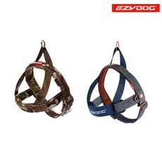 EzyDog易吉狗 澳洲快套式胸背帶-L號(丹寧 / 迷彩)