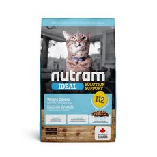 NUTRAM 紐頓 專業理想系列I12 體重控制成貓雞肉+豌豆-5.4kg