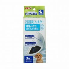 【GEX】犬用 半圓形共用活性碳濾棉-3入裝(犬貓共用)