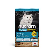 NUTRAM 紐頓 無穀全能系列T24 鮭魚+鱒魚挑嘴全齡貓-5.4kg