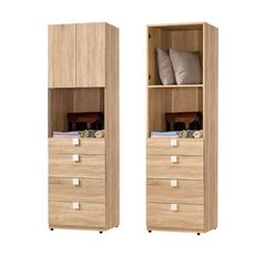 60cm四抽衣櫃-a046-6木心板 推門滑門開門 衣服收納 免組裝 【金滿屋】