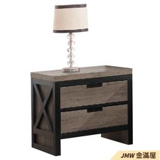 54cm床頭櫃【金滿屋】環保 免組裝 抽屜櫃  整理櫃工業風 台製-J30-05 -