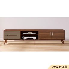 210cm 尺電視櫃【金滿屋】客廳組合長櫃 展示收納櫃 北歐工業風 tv櫃-SH387-6