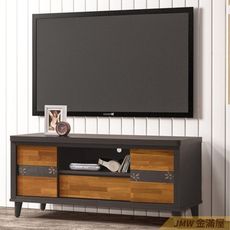 121cm 尺電視櫃【金滿屋】客廳組合長櫃 展示收納櫃 北歐工業風 tv櫃-SH395-6