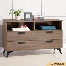 120cm斗櫃 抽屜櫃【金滿屋】衣服收納 房間整理櫃 玄關櫃 免組裝-SH166-3