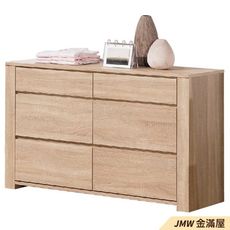 120cm六斗櫃 4尺抽屜櫃【金滿屋】環保 免組裝櫃 北歐玄關整理櫃 台製-J85-04 -