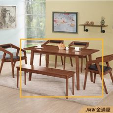 150cm餐桌 長型餐桌 北歐大理石桌子 圓形桌 方形收納摺疊桌 餐桌椅【金滿屋】SH865-2