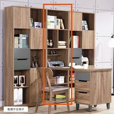 60cm書櫃-b480-02工業風工作桌 書櫃型書桌 書桌加書櫃 【金滿屋】