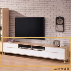 210cm 尺電視櫃【金滿屋】客廳組合長櫃 展示收納櫃 北歐工業風 tv櫃-R220-5 -