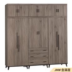 【金滿屋】242cm木心板耐用衣櫃 開門衣櫃 被櫥衣櫃-C024-1