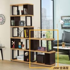 寬80cm客廳雙面櫃 隔間牆 玄關櫃 書櫃書櫥 北歐工業風【金滿屋】展示整理櫃-SH484-6