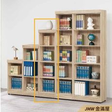 40cm書房書櫃書架 櫥櫃 層架收納整理【金滿屋】北歐工業 置物櫃 玻璃實木-R272-6 -