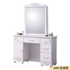 推門式106.5cm化妝台 3.5尺鏡台【金滿屋】歐風法式  梳妝台 台製-J123-07 -