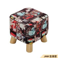 椅凳 穿鞋椅 皮腳凳 工作椅 化妝椅 圓凳 方椅 北歐風 絨布 貓抓皮【金滿屋】-SH350-5