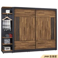 258cm衣櫃【金滿屋】 木心板  推門衣櫃 滑門衣櫃-C002-1