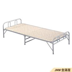 [免運]摺疊鐵床鋪 單人床 宿舍床墊 看護床【金滿屋】-R102-3 -