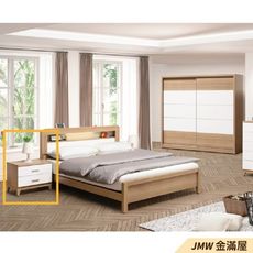 56cm床頭櫃【金滿屋】收納櫃 抽屜櫃 斗櫃 房間櫃 整理櫃 免組裝-SH203-2