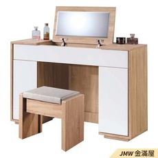掀鏡式100cm化妝台 3.3尺鏡台【金滿屋】環保 梳妝台 房間鏡台 台製-J105-07 -