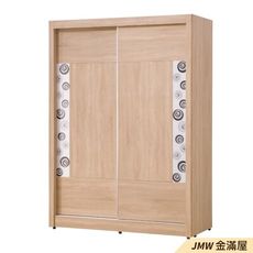 144cm衣櫃【金滿屋】 木心板  推門衣櫃 滑門衣櫃-C041-2
