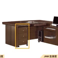 40cm活動櫃 辦公電腦桌L型【金滿屋】工業風工作桌 書櫃型書桌-SH667-5