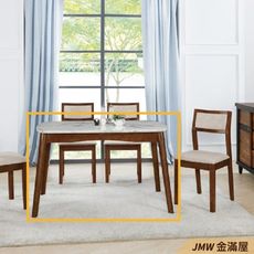 120cm餐桌 長型餐桌 北歐大理石桌子 圓形桌 方形收納摺疊桌 餐桌椅【金滿屋】SH862-2
