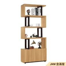 寬80cm客廳雙面櫃 隔間牆 玄關櫃 書櫃書櫥 北歐工業風【金滿屋】展示整理櫃-SH484-3