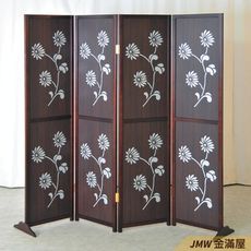 寬46cm屏風 實木框隔間板 壓克力屏風 木板屏風 居家輕隔間【金滿屋】G966-1 -