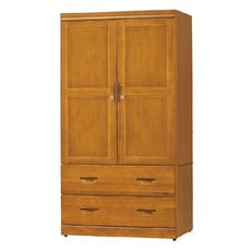 91cm衣櫃-e158-1木心板 推門滑門開門 衣服收納 免組裝 【金滿屋】