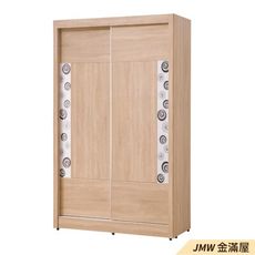 120cm衣櫃【金滿屋】 木心板  推門衣櫃 滑門衣櫃-C041-1