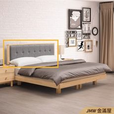 雙人加大6尺 床頭片 床頭櫃 單人床片 貓抓皮 亞麻布 貓抓布【金滿屋】J162-03 -