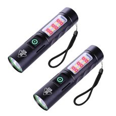 TX雙光源白束光LED手電筒2入組(T-U150-2)