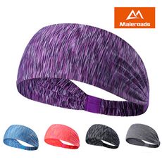 Maleroads 時尚條紋 運動髮帶 跑步 健身 瑜珈 運動頭巾 簡約造型 柔軟舒適 清爽透氣