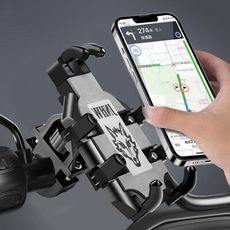 ☆【八爪狼手機架】腳踏車手機座 機車後視鏡支架 自行車手機架 八爪魚固定導航手機架☆