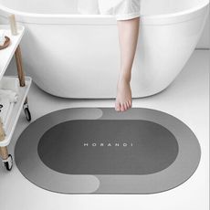 【仿硅藻泥地墊】 衛浴室超吸水地毯 廚房地墊 水晶絨防滑吸水踏墊
