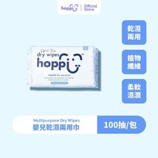 Hoppi 雲柔乾濕兩用巾 100抽12包/箱