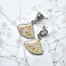 玩9創意 uv膠吊耳針-花彩繽紛 現貨 成品 創意市集の文創商品  手作禮物