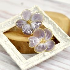 玩9創意uv膠耳夾-銅線花 現貨 成品 創意市集の文創商品  手作禮物