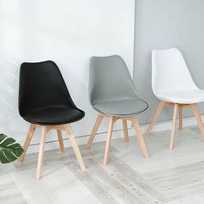 樂嫚妮 皮革休閒餐椅子/咖啡椅/休閒椅/辦公椅-(3色)