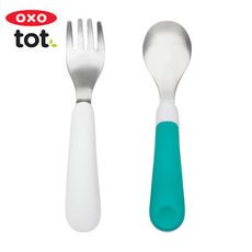 OXO tot 寶寶握叉匙組  四色可選