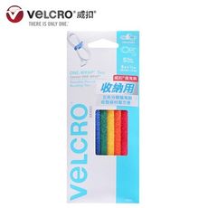 【VELCRO】威扣魔鬼氈_多用途可調束帶5入