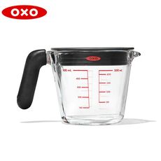 OXO 玻璃附蓋刻度量杯0.5L