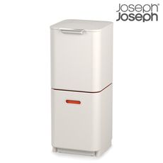 【Joseph Joseph】 Totem系列分類垃圾桶40L-白