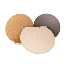 【MOMOCAT】木製銅鑼燒層板架 - 三款木色